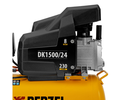 Компрессор воздушный DK1500/24, Х-PRO 1.5 кВт, 230 л/мин, 24 л Denzel (58063)
