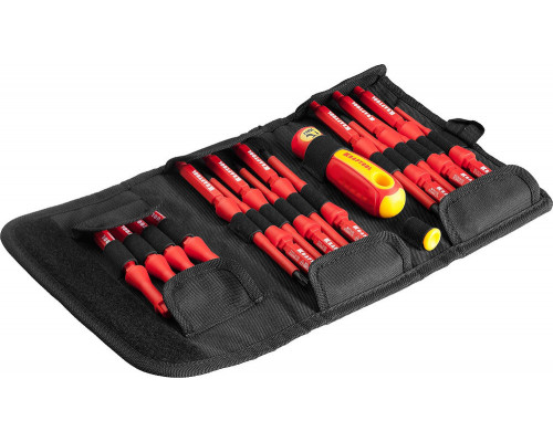 Набор высоковольтных отверток, 18 предм Х-Drive Electro KRAFTOOL 220092-H18