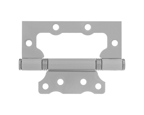 Петля накладная ПНУ-100, белая, 4 шт, (Металлист) (91565)