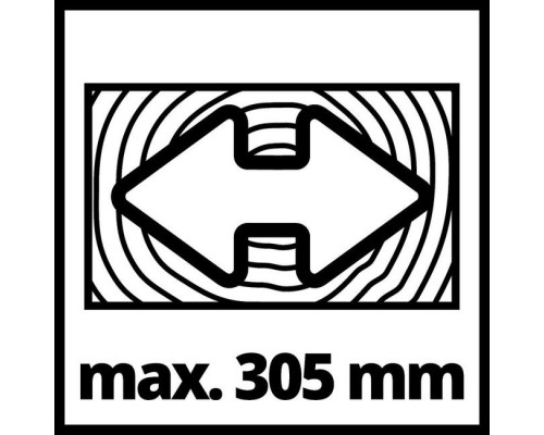Пила торцовочная Einhell TE-SM 10 L Dual, 2100вт,254х30мм,пропил 305х85мм,лазер (4300877)