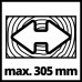 Пила торцовочная Einhell TE-SM 10 L Dual, 2100вт,254х30мм,пропил 305х85мм,лазер (4300877)