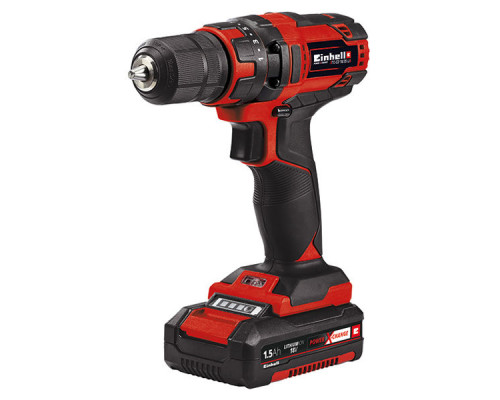 Дрель аккумуляторная Einhell PXC TC-CD 18/35 Li, 18В,35Нм,550об/мин,патрон 10 мм,LED,1х1.5Ач+ЗУ 3А (4513914)