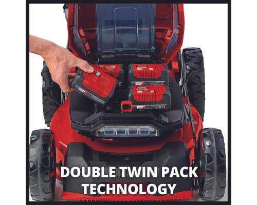 Газонокосилка акк Einhell PXC GP-CM 36/47 S Li BL, 2х18В,самоходная,4x4Aч+2хTwincharger,9c,25-80мм (3413310)