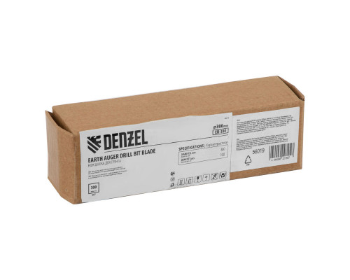 Нож шнека для грунта ER-300, диаметр 300 мм, комплект 2 шт Denzel (56019)