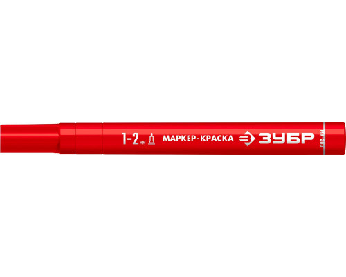 Маркер-краска МК-200 красный, 1 мм ЗУБР 06326-3