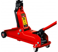 Домкрат подкатной 2 т, 135 - 385 мм с увеличенным подъемом R-28 RED FORCE Professional STAYER 43156-2