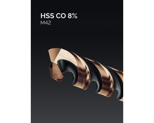 Набор сверл по металлу сталь М42 HSS-Co(8%) COBALT-8 13 штук 1.5-6.5 мм KRAFTOOL 29656-H13