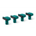 Комплект упоров KRAFTFLEX MFT-DH, в отверстия 20 мм, 4 шт KRAFTOOL 32804