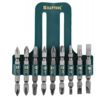 Набор двусторонних бит KraftMax, 9 шт KRAFTOOL 26060-H10