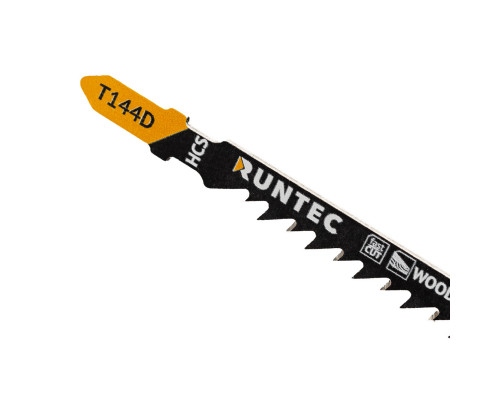 Пилки для лобзика по дереву T 144 D, HCS, 5 шт RUNTEC RT-T144D