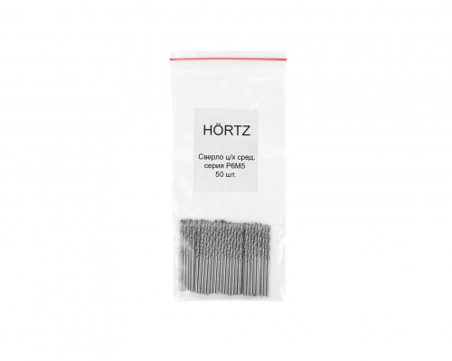 Сверло цилиндрический хвостовик 1,5 средняя серия Р6М5 HORTZ (50 шт)