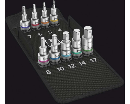 8740 C HF 1 Hex-Plus Zyklop Набор головок торцевых 60 мм с вставкой-битой с внешним шестигранником, 1/2