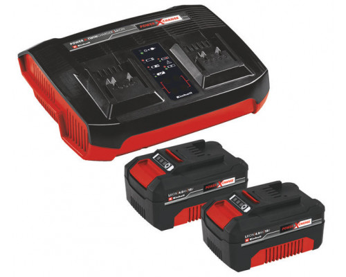 Пила цепная аккумуляторная Einhell PXC GP(GE)-LC 36/35 Li + 2 акк.4,0 + ЗУ двойное Twincharger 3А (4501780SET)