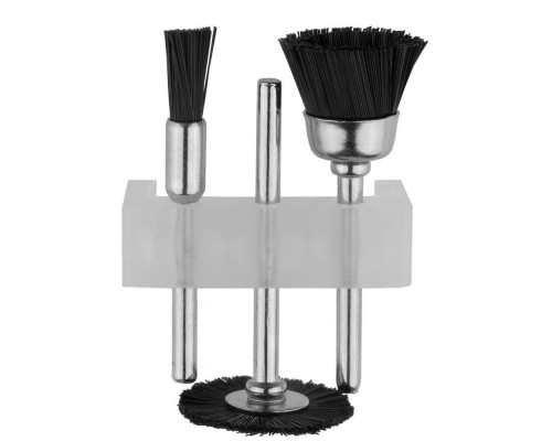 Набор щеток нейлоновых для гравёра 3 шт. STAYER 29914-H3