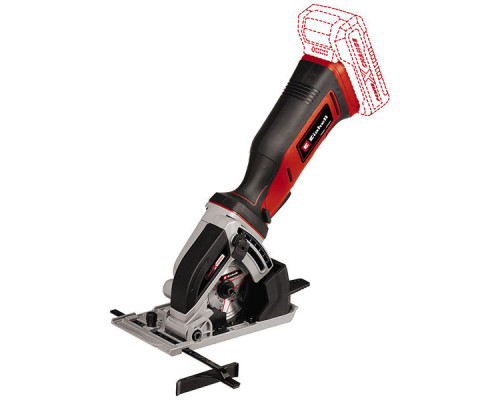 Мини-пила циркулярная акк. Einhell PXC TE-CS 18/89 Li - Solo, 18В, 3500об/мин, 2 диска в комплекте (4331100)