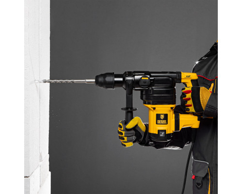 Перфоратор электрический RHV-1050-38-max, SDS-max, 1050 Вт, 10 Дж, 2 плюс 1 режим Denzel (26620)