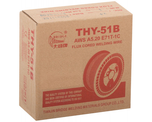 Проволока сварочная флюсовая THY-51B 