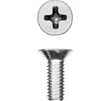 Винт с потайной головкой M6?16 мм DIN 965 кл. пр. 4.8 цинк 9 шт ЗУБР 303116-06-016