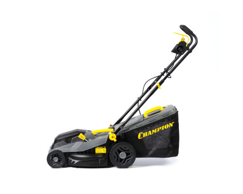 Газонокосилка эл. CHAMPION EM3816 (1,6 кВт пласт.+ткань травосб. 42л ширина 380мм 30-75мм, 11,3кг) (EM3816)
