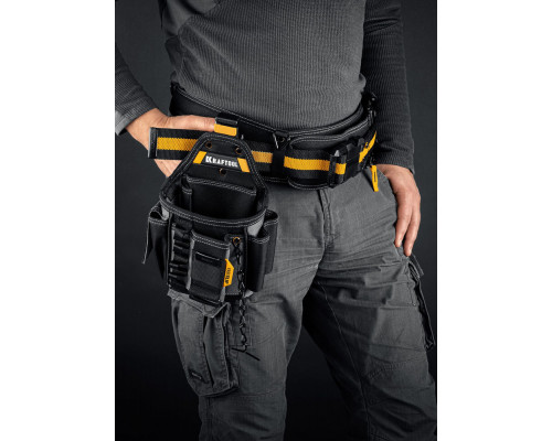 Сумка поясная 280 х 200 мм с быстросъёмным креплением FastClip KP-13E KRAFTOOL 38772
