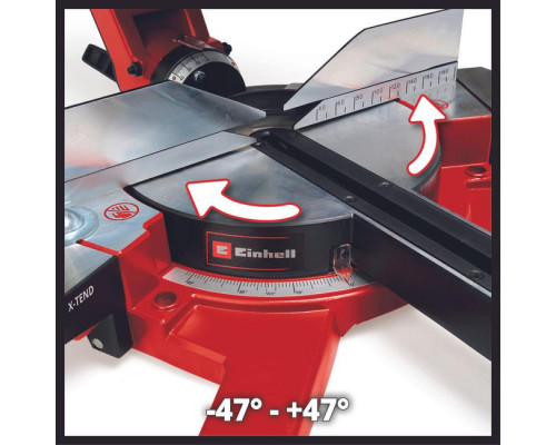 Пила торцовочная акк.Einhell PXC TE-SM 36/10 L Li 2x18В,254х30мм,пропил 340х85мм,лазер,без АКК и ЗУ (4300885)