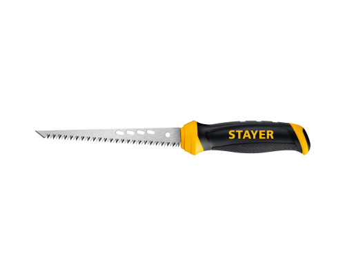 Ножовка выкружная по гипсокартону 160 мм Professional STAYER 15173_z02