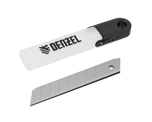 Лезвия, 18 мм, сталь SK5 - 0,6 мм, усиленные, 5 штук Denzel (79305)