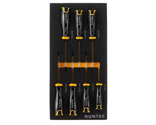 Набор отверток S2 TORX в ложементе EVA, 7 предметов RUNTEC RT-SD1TE7F