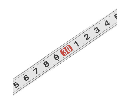 Рулетка геодезическая 30 м х 12,5 мм, закрытый корпус, стальная лента, односторонняя шкала, Pro Matrix