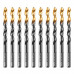 Сверло по металлу, 6,5 мм, HSS-Tin, Golden Tip, 10 шт. Denzel (717216)
