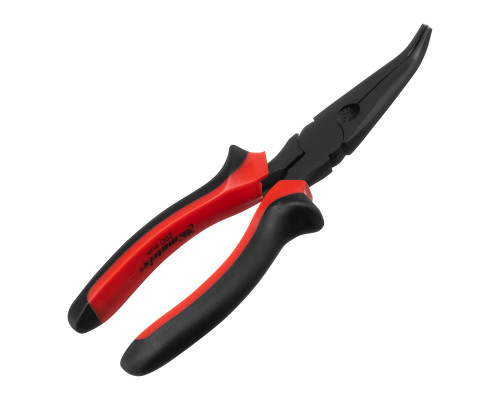 Длинногубцы изогнутые Black Nickel, 200 мм, двухкомпонентные рукоятки Matrix (17462)