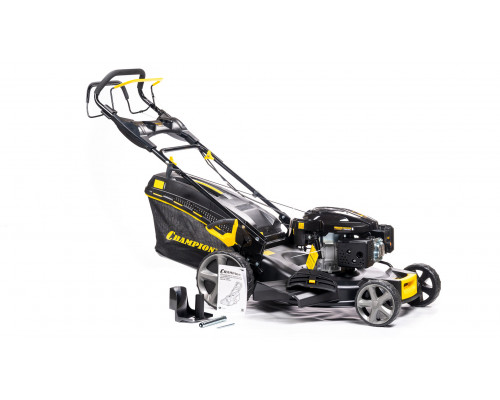 Газонокосилка CHAMPION LM5644 (PRO 4,4кВт привод 555мм 65л 25-75мм 1рычаг/6, 41кг 4в1) (LM5644)