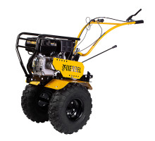Мотоблок DPT-370-PRO, 7 л.с, ременное сцепление, ширина 90 см, глубина 35 см, фрез 3 х 4, ШОМ, передачи 4В/2Н Denzel (56404)