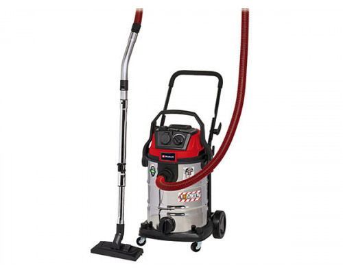 Пылесос строительный Einhell TE-VC 2230 SACL,1400Вт,220мбар,30л,очистка фильтра,розетка (2342465)