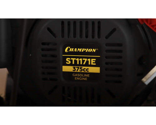 Снегоотбрасыватель CHAMPION ST1171E (12лс70см6F/2Rколеса5,5л123,5кг эл.старт,фара,обогрев,зимн.дв.) (ST1171E)