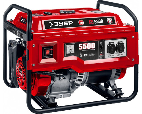 Генератор бензиновый 5500 Вт ЗУБР СБ-5500