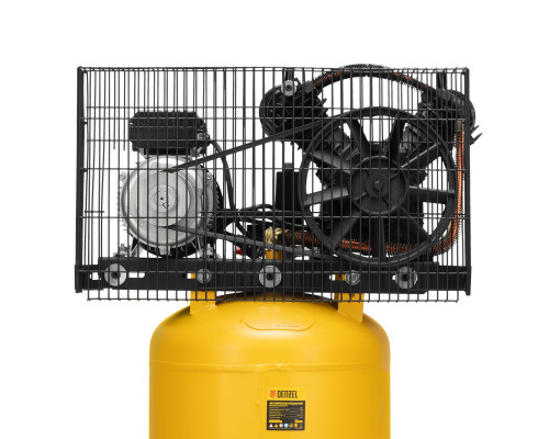 Компрессор воздушный BCV2200/100V, ременный привод , 2.3 кВт, 100 литров, 440 л/мин Denzel (58112)