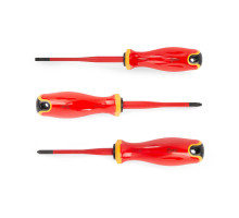 Набор диэлектрических отверток Отвертка диэлектрическая PZ/FL1x80 серия СЛИМ (КВТ)