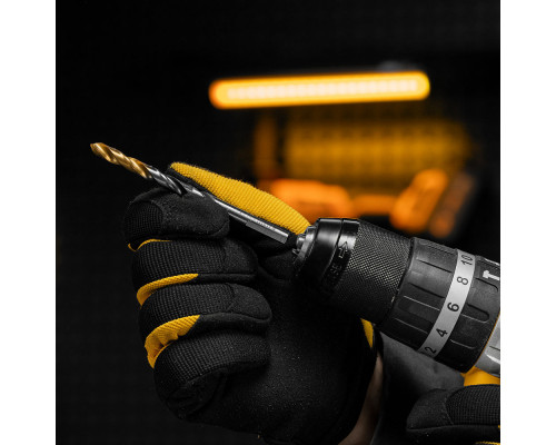 Сверло спиральное по металлу 6,5 x 93мм, Р6М5, Golden Tip, многогранная заточка Denzel (718279)