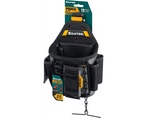 Сумка поясная 280 х 200 мм с быстросъёмным креплением FastClip KP-13E KRAFTOOL 38772