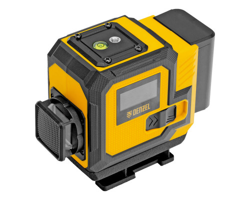 Лазерный уровень мультипризменный DLV-360-3T, 30 м, зеленый луч, Li-Ion 2,4 Aч, штатив // Denzel (350805)