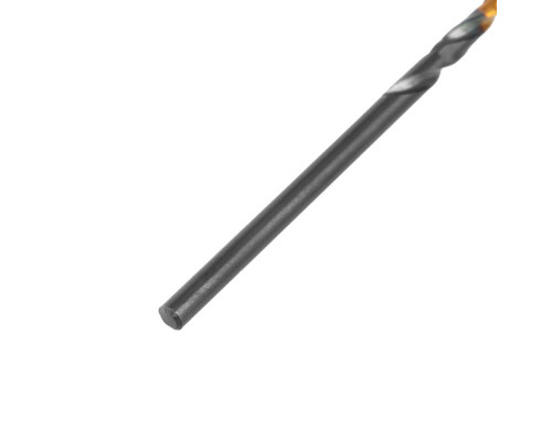 Сверло по металлу, 2 мм, HSS-Tin, Golden Tip, 10 шт. Denzel (717203)