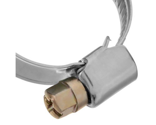 Хомуты металлические, Стандартное болтовое крепление 20-32 мм, 2 шт, ширина 9 мм Сибртех (47658)