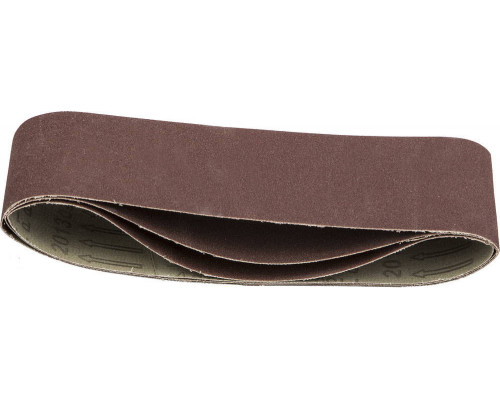 Лента шлифовальная 75х457 мм, P120, для ЛШМ, 3 шт. STAYER Master 35441-120