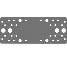 Крепежная пластина КП-2.0, 200 x 80 x 2 мм, цинк ЗУБР 310236-200-80