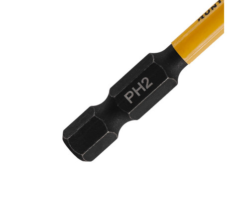 Бита ударная H6.35 57мм PH2 5шт. RUNTEC RT-IB57