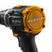 Дрель-шуруповерт ударная аккумуляторная RUNTEC PRO 13 мм, 20В, 2*4Ач, 100Нм, RUNTEC, RT-ID224