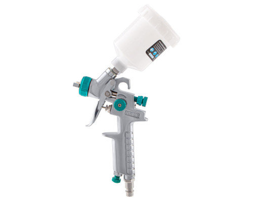 Краскораспылитель AG 810 HVLP, гравитационный, сопло 0.8 мм и 1 мм Stels (57361)