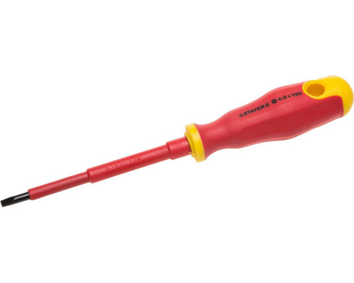 Отвертка диэлектрическая SL5.5 х 125 мм Electro Professional STAYER 25141-05-12