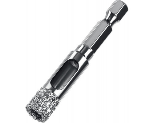 Сверло трубчатое алмазное вакуумное АВК, d 10 мм, HEX 1/4